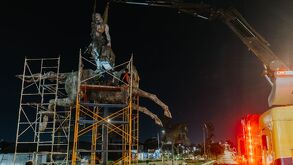 Las esculturas inauguradas en 2021 nunca pudieron ser totalmente apreciadas por la ciudadanía