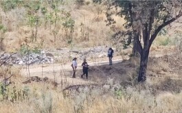 Integrantes del colectivo Guerreros Buscadores realizan excavaciones en Balcones de Santa Anita.
