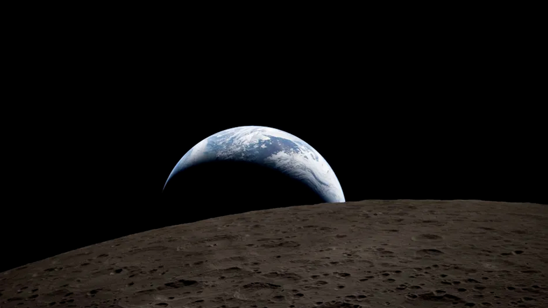 Nuevas imágenes del sobrevuelo lunar muestran un eclipse solar y una puesta de tierra.