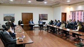 Reunión de Ulises Carlín con bancos