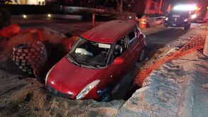 El automóvil quedó como perdida total tras el accidente en la colonia country club
