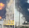 incendio en una bodega de la refinería dos bocas en tabasco