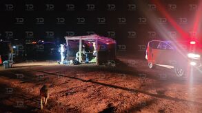 Así due como se registró un fuerte enfrentamiento en la carretera Tlaxco-Tejocotal.