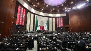 Cámara de Diputados votando por el Plan B de la reforma electoral.