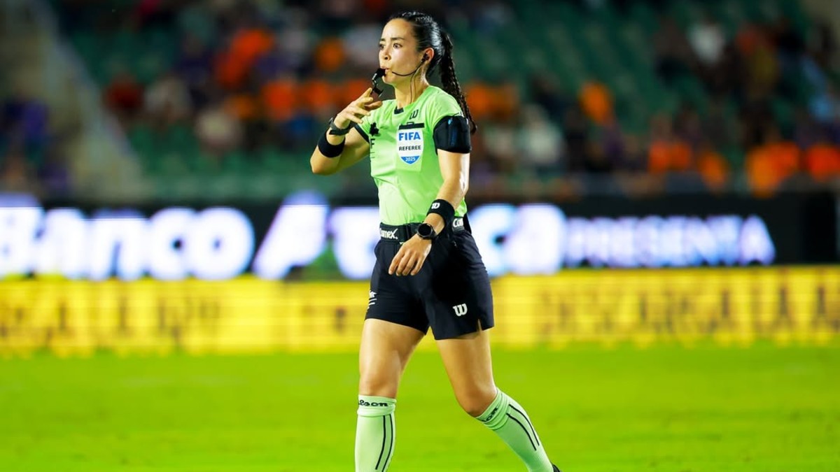 La árbitra mexicana, Katia Itzel García Mendoza, estará presente en la Copa Mundial de la FIFA 2026.