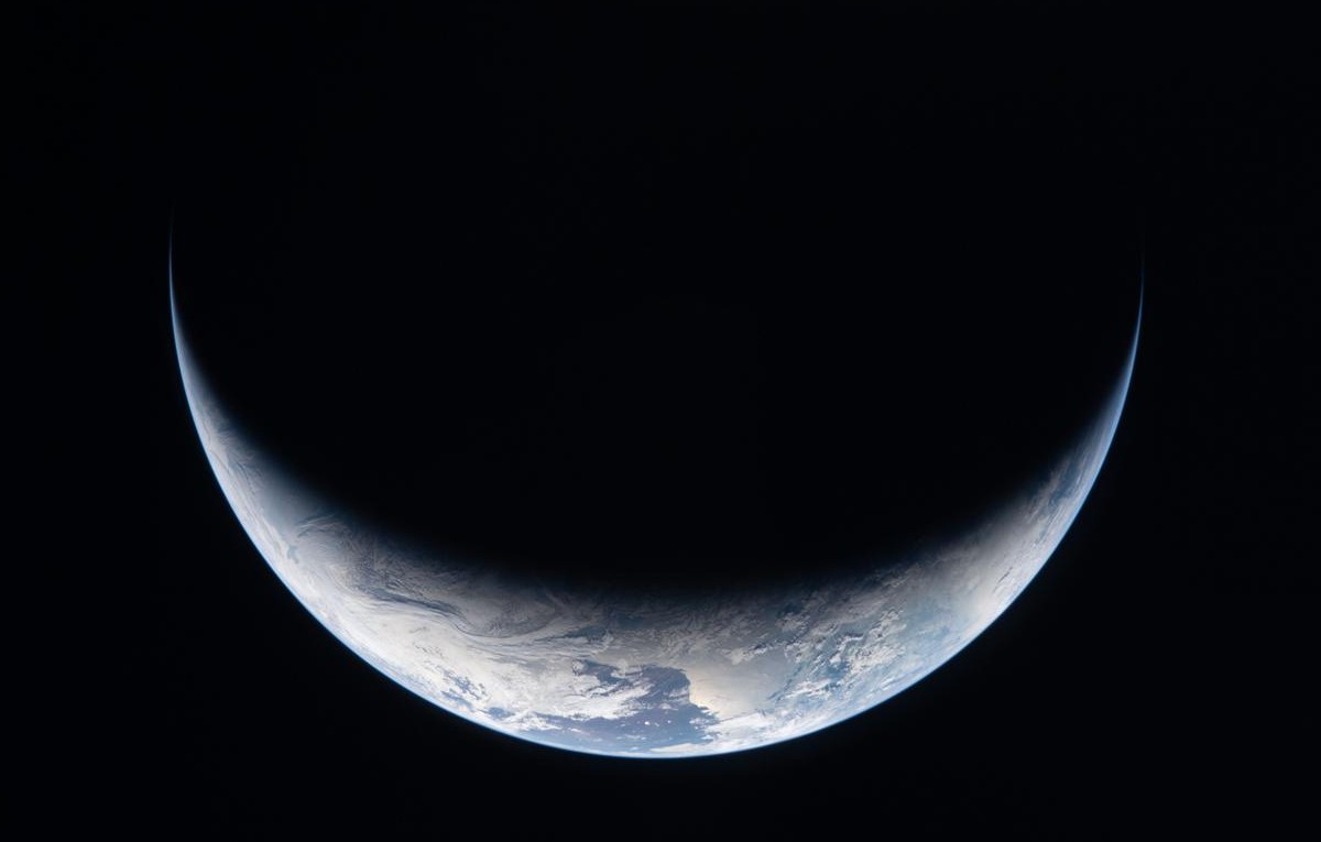 Foto de la tripulación de la NASA que tomaron la tripulación de Artemis II