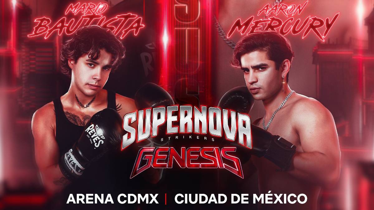 La pelea entre Mario Bautista y Aarón Mercury en Supernova: Génesis 2026 tiene altas expectativas.