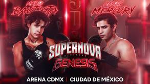 La pelea entre Mario Bautista y Aarón Mercury en Supernova: Génesis 2026 tiene altas expectativas.