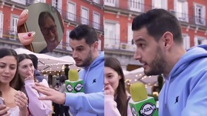 Matías Almeyda y Adrián Marcelo durante su encuentro mediante videollamada.