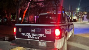 Patrulla de Gómez Palacio con sirenas encendidas