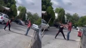 Hombre ataca a menor con machete en Santiago