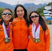 Rebeca de la Cruz, Dana Cárdena y Eimy Saldaña representará a Nuevo León en kayakismo en el Campeonato Mundial Juvenil y Sub 23 en Canadá 2026.