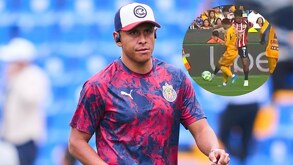 Luis Romo se equivocó cerca del área de Chivas y perdió el balón con Ángel Correa quien asistió a Brunetta para el 1-0 del partido.