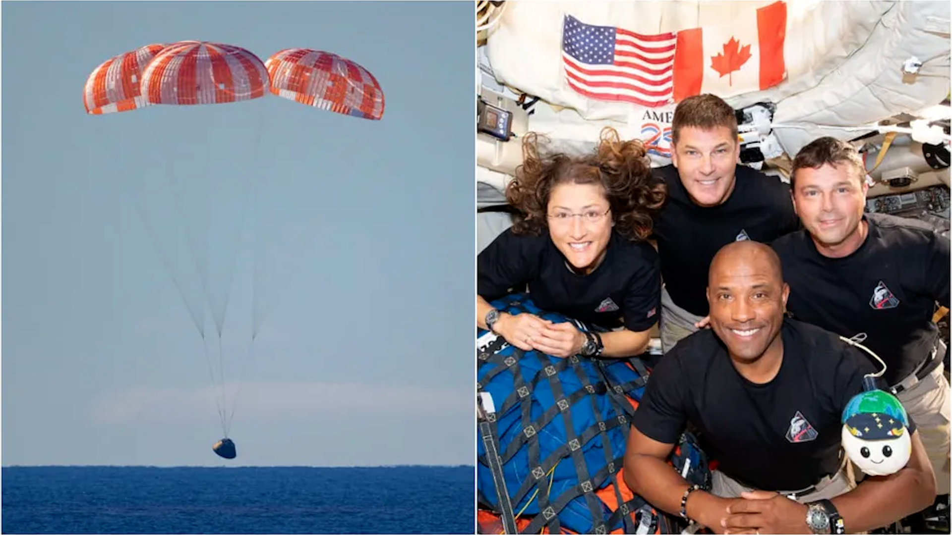 La agencia espacial estadunidense realizó una conferencia de prensa para informar cómo se encuentra la tripulación.