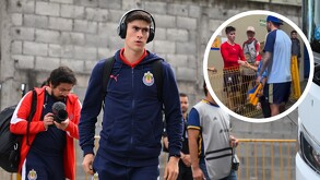 Armando González saludó y se tomó foto con el hijo de Gignac.