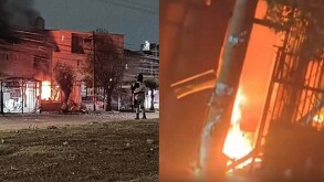 Vivienda prendida en fuego en Coacalco