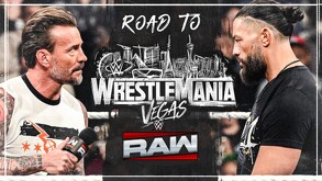 Cartel oficial del Road to WrestleMania 42: CM Punk vs Roman Reigns