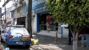 Lugar en donde quedó un joven de 22 años sin vida en colonia Algarín tras desvanecerse