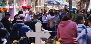 Este lunes se llevó a cabo la misa de cuerpo presente para Abraham Aguilera en la parroquia de Marfil