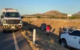 Volcadura trágica sobre la autopista Durango Gómez Palacio.