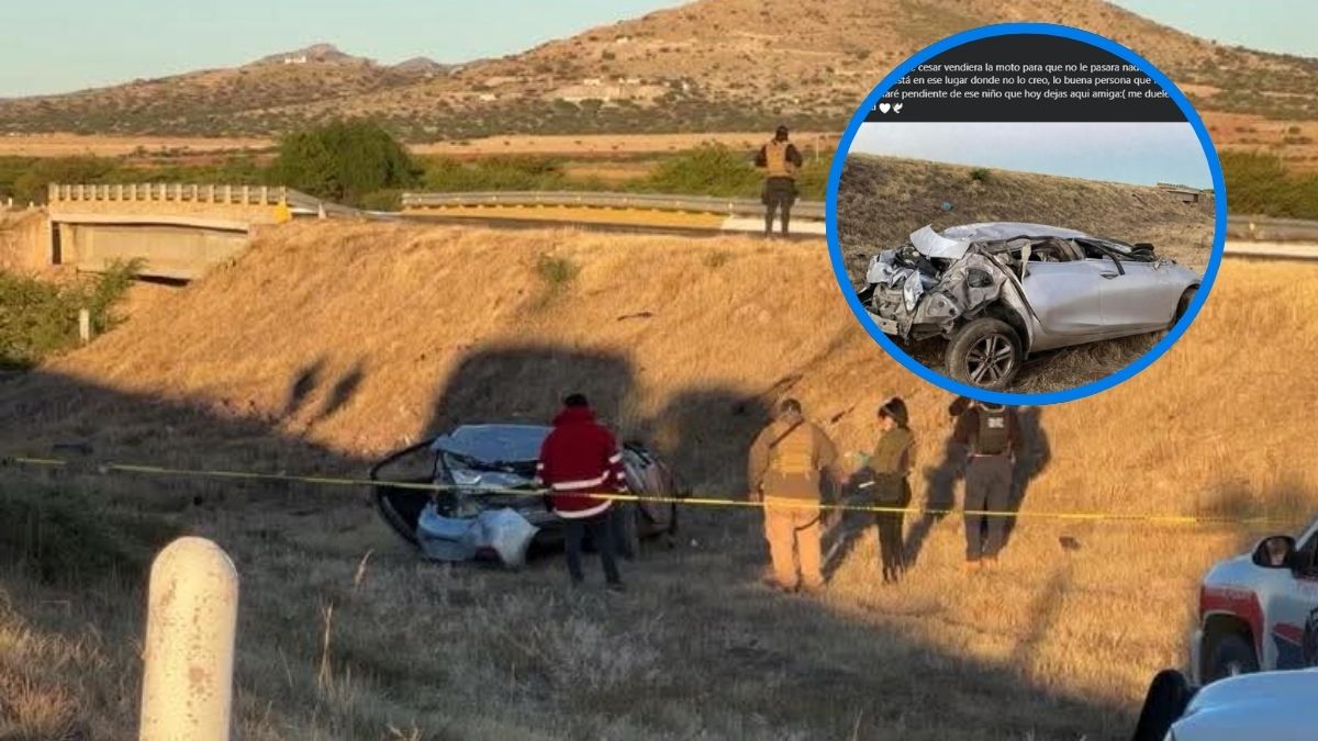 Vehículo accidentado al volver de Mazatlán