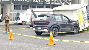 Choque de camioneta encolonia Burócratas del Estado en Monterrey