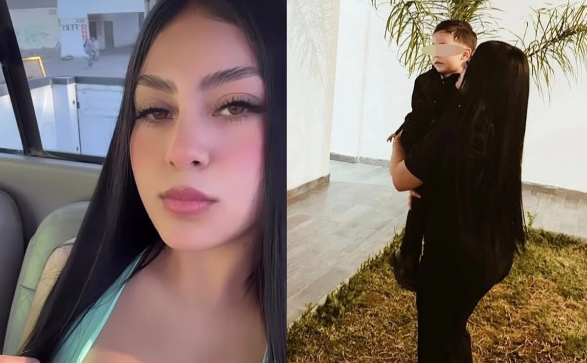 Nayely, madre de menor hospitalizado.