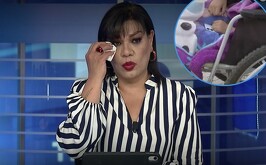 Ruth Hernández llorando en Telediario.