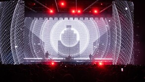 Concierto de Soda Stereo en el Palacio de los Deportes de la Ciudad de México.