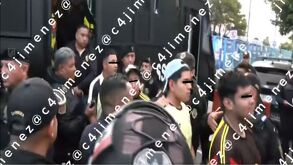 Aficionados del Club América detenidos en Iztacalco
