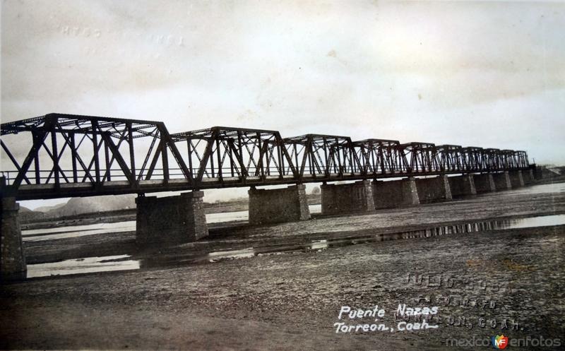 Su construcción permitió conectar a Torreón, Gómez Palacio y Lerdo sobre el río Nazas.