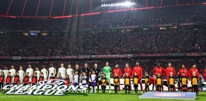 Partido entre el Bayern Múnich y Real Madrid en la Champions League.