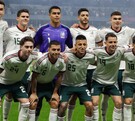 Jugadores de la Selección Mexicana previo al partido contra Portugal.