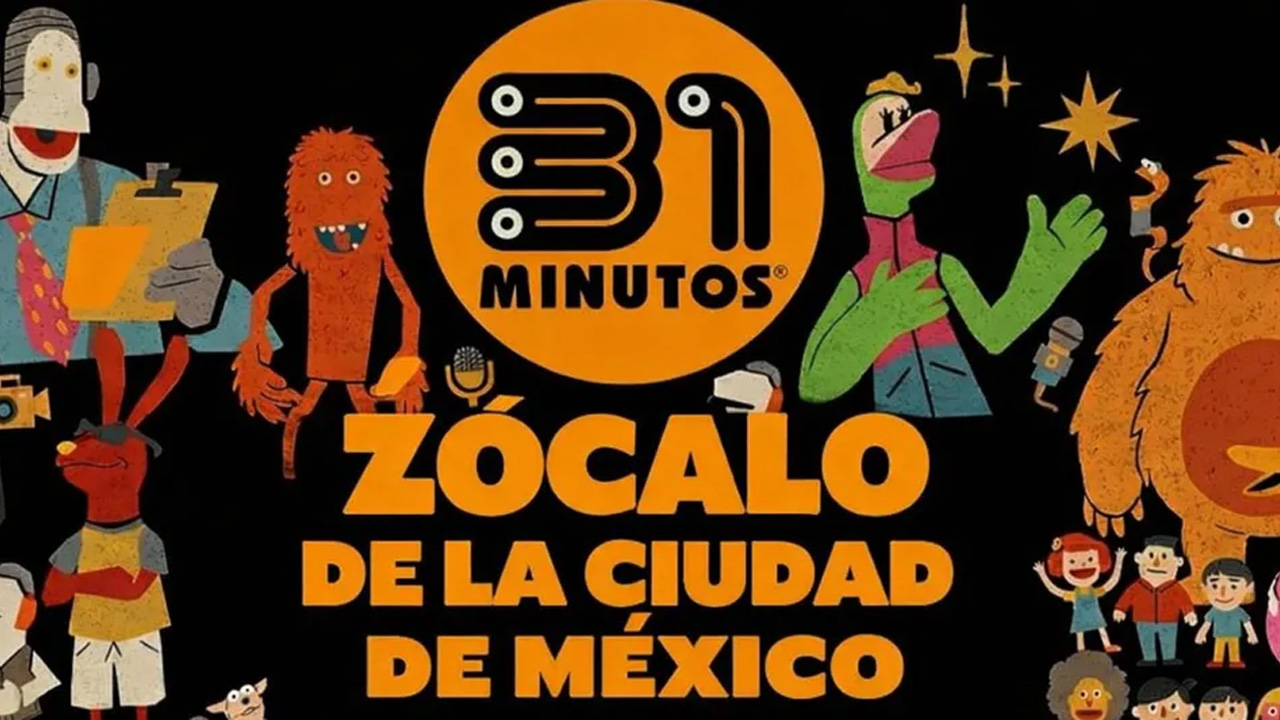 El elenco de 31 Minutos se presentará gratis en el Zócalo de la CDMX el 30 de abril a las 19:00 horas.