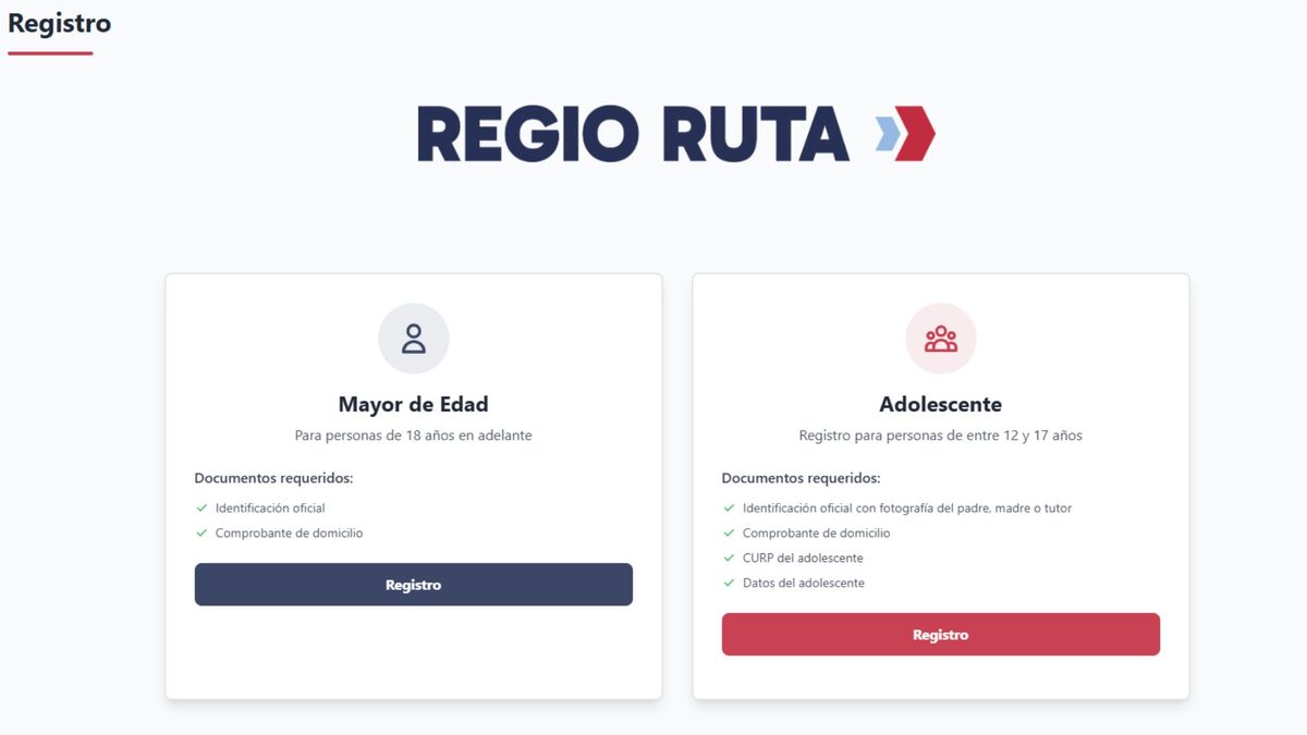 Requisitos para tramitar la tarjeta Regio Ruta en Monterrey
