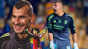 Nahuel Guzmán, portero de los Tigres de la UANL.