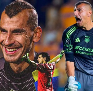 Nahuel Guzmán, portero de los Tigres de la UANL.