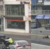 Momento de atropello de tránsito de Monterrey en avenida Gonzalitos.