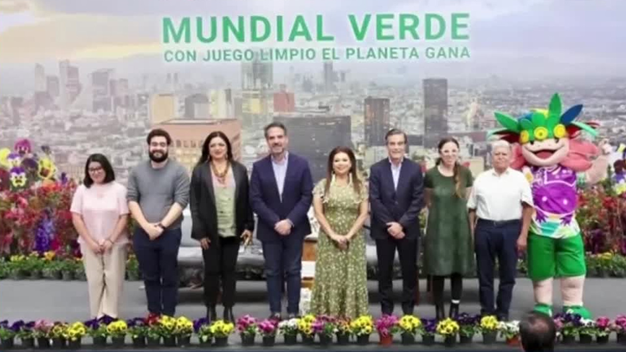 El Gobierno de la CdMx presentó “Mundial Verde”, estrategia rumbo a 2026 que busca un evento sustentable.