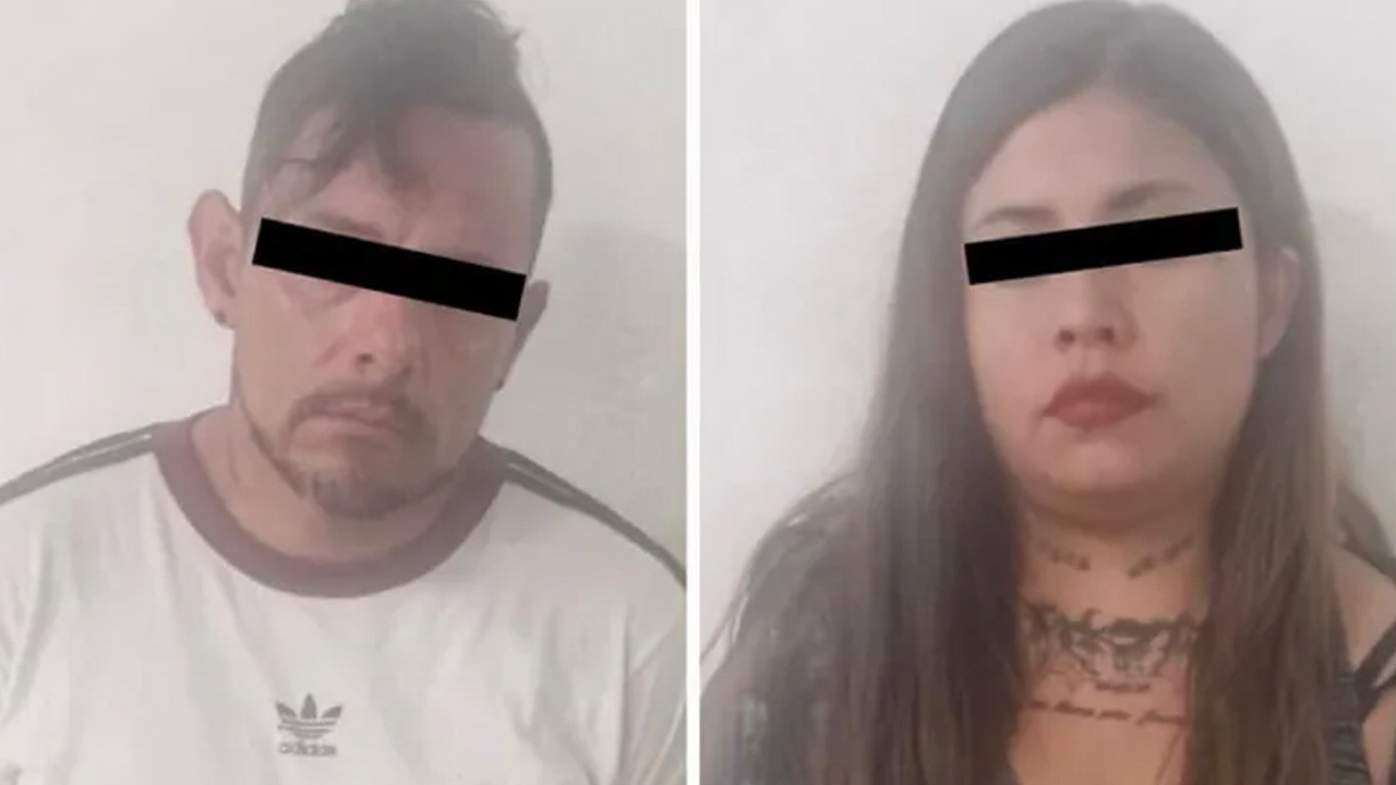 Una pareja fue detenida en Ecatepec tras ser sorprendida en motocicleta sin placas.