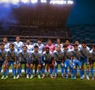Equipo de Puebla previo a un partido de la Liga MX del Clausura 2026.