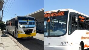 Autobuses de transporte público en Torreón