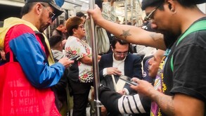 Usuarios del Metro CdMx