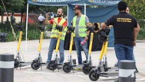 Lanzamiento de scooters eléctricos en San Pedro