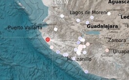 Mapa de sismo en Jalisco