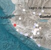 Mapa de sismo en Jalisco