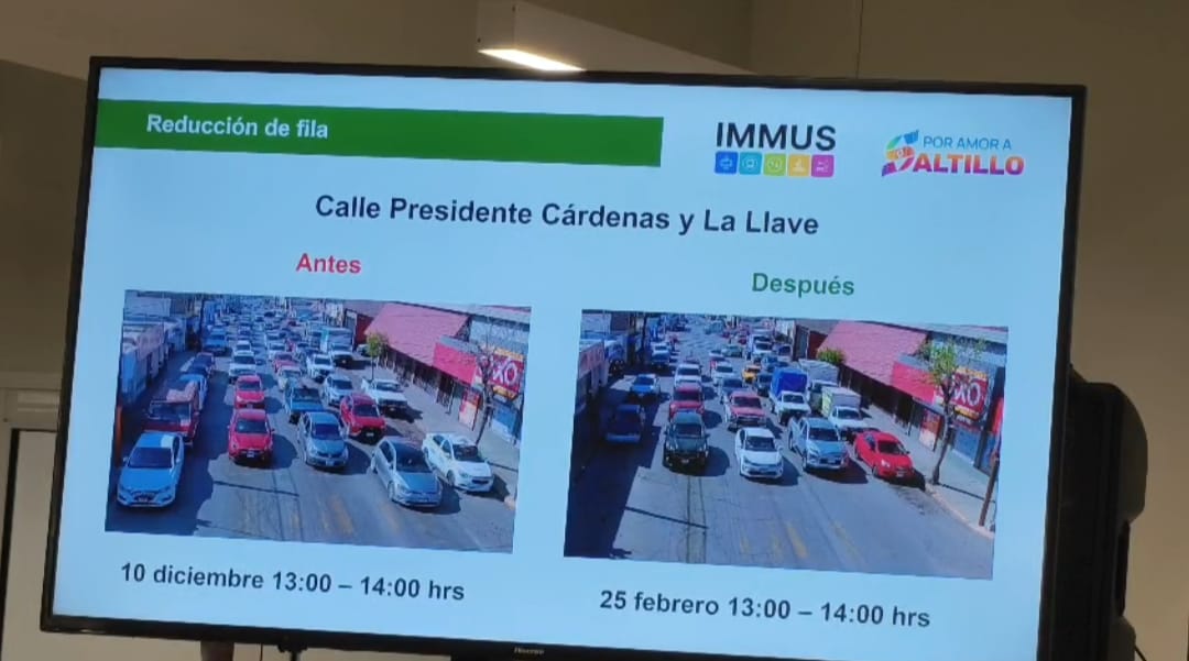 Semáforos peatonales en Saltillo activan alto total según número de personas en cruces clave.