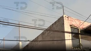 Casa incendiada en Iztapalapa.