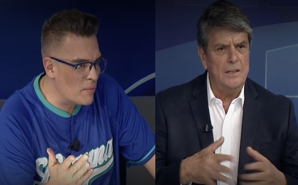 Foto de Ángel Carrillo con Ulises Adame.