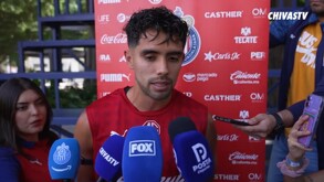 Ricardo Marín, atacante de las Chivas em entrevista.